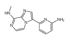 3-(6-aminopyridin-2-yl)-N-methylimidazo[1,2-a]pyrazin-8-amine结构式