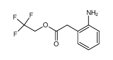 2,2,2-trifluoroethyl (2-aminophenyl)acetate Structure