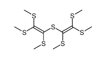 Bis(1,1,2-tris-methylthio)-vinylsulfid结构式