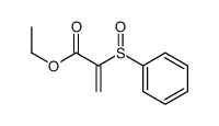 ethyl 2-(benzenesulfinyl)prop-2-enoate结构式