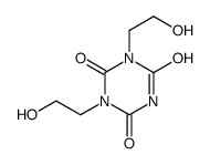 1,3-bis(2-hydroxyethyl)-1,3,5-triazinane-2,4,6-trione结构式