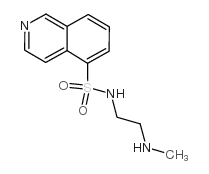 N-[2-(甲氨基)乙基]-5-异喹啉黄酰胺二盐酸盐结构式