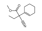 methyl 2-cyano-2-(cyclohex-1-enyl)butyrate结构式