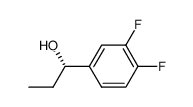 (S)-1-(3,4-difluorophenyl)propan-1-ol结构式