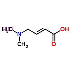 反式-4-二甲基胺基巴豆酸盐酸盐结构式