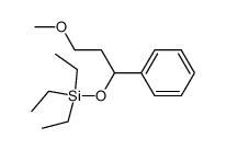 1-Methoxy-3-phenyl-3-(triethylsiloxy)propane Structure