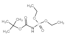 N-(TERT-BUTOXYCARBONYL)PHOSPHORAMIDIC ACID DIETHYL ESTER Structure