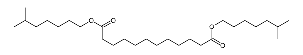 bis(6-methylheptyl) dodecanedioate Structure