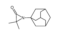 (1-Adamantyl)-3,3-dimethyl-2-aziridinon Structure