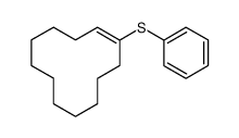 (E)-1-(phenylthio)cyclododecene Structure