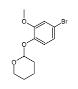 2-(4-bromo-2-methoxyphenoxy)tetrahydropyran结构式