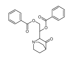 (3-Oxo-1-azabicyclo[2.2.2]octane-2,2-diyl)bis(methylene) dibenzoa te Structure