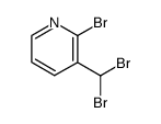 2-bromo-3-dibromomethyl-pyridine结构式