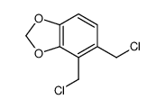 4,5-bis(chloromethyl)-1,3-benzodioxole结构式