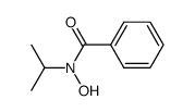 N-benzoyl-N-isopropylhydroxylamine Structure