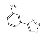 3-(1,2,3-噻二唑-4-基)苯胺结构式
