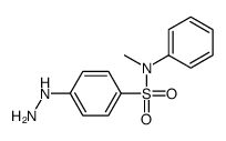 4-hydrazinyl-N-methyl-N-phenylbenzenesulfonamide Structure