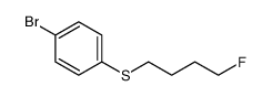 1-Bromo-4-(4-fluoro-butylsulfanyl)-benzene Structure