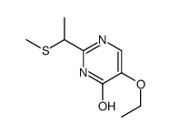 5-ethoxy-2-(1-methylsulfanylethyl)-1H-pyrimidin-6-one结构式