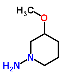 3-甲氧基-1-氨基哌啶结构式