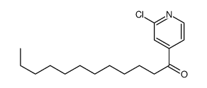 2-CHLORO-4-DODECANOYLPYRIDINE Structure