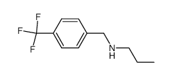 N-{[4-(trifluoromethyl)phenyl]methyl}-1-propanamine结构式