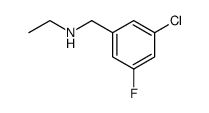 (3-Chloro-5-fluoro-benzyl)-ethyl-amine Structure