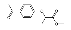 methyl 2-(4-acetylphenoxy)propionate Structure