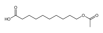 10-acetyloxydecanoic acid Structure