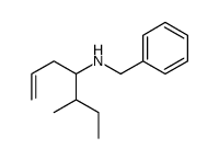 N-benzyl-5-methylhept-1-en-4-amine Structure