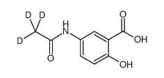 N-Acetyl mesalazine-d3 Structure