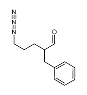 5-azido-2-benzylpentanal Structure