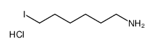 6-iodohexan-1-amine,hydrochloride结构式