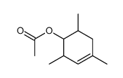2,4,6-Trimethyl-cyclohexen-(3)-yl-(1)-acetat结构式