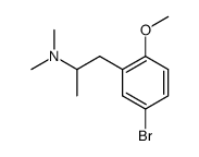 [2-(5-bromo-2-methoxy-phenyl)-1-methyl-ethyl]-dimethyl-amine结构式