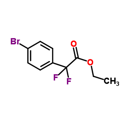 2-(4-溴苯基)-2,2-二氟乙酸乙酯结构式