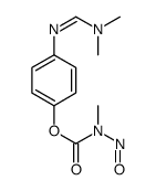 Methylnitrosocarbamic acid p-((dimethylamino)methyleneamino)phenyl est er picture