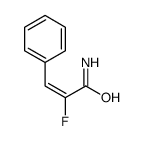 (Z)-2-fluoro-3-phenylprop-2-enamide Structure