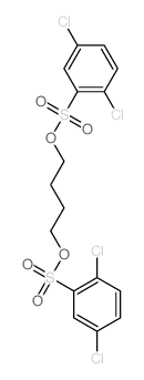Benzenesulfonic acid,2,5-dichloro-, tetramethylene ester (7CI,8CI) structure