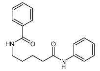 N-(5-anilino-5-oxopentyl)benzamide结构式