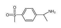 (R)-1-(4-(METHYLSULFONYL)PHENYL)ETHANAMINE structure