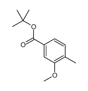 tert-butyl 3-methoxy-4-methylbenzoate Structure