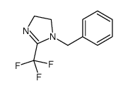 1-苄基-2-(三氟甲基)-4,5-二氢-1H-咪唑结构式