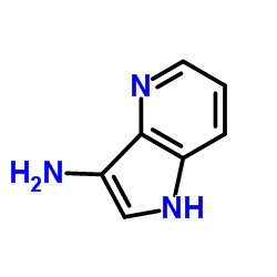 1H-吡咯并[3,2-b]吡啶-3-胺结构式