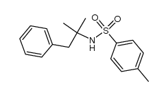 4-methyl-N-(2-methyl-1-phenylpropan-2-yl)benzenesulfonamide结构式