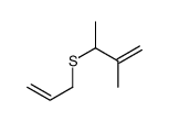 2-methyl-3-prop-2-enylsulfanylbut-1-ene结构式