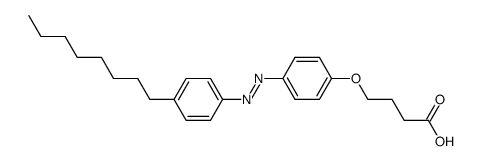 4-(3-Carboxytrimethyleneoxy)-4''-octylazobenzene Structure