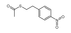 thioacetic acid S-[2-(4-nitro-phenyl)-ethyl]ester Structure
