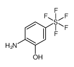 2-氨基-5-(五氟硫烷基)苯酚结构式