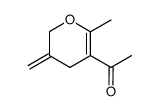Ethanone, 1-(3,4-dihydro-6-methyl-3-methylene-2H-pyran-5-yl)- (9CI) Structure